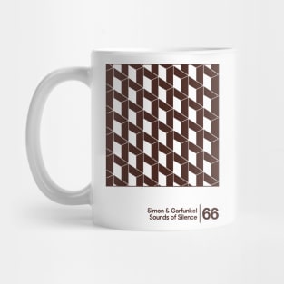 Simon & Garfunkel - Sounds Of Silence \ Minimalist Artwork Design Mug